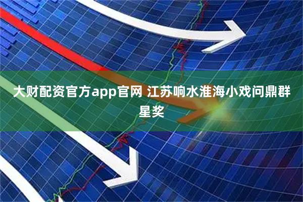 大财配资官方app官网 江苏响水淮海小戏问鼎群星奖